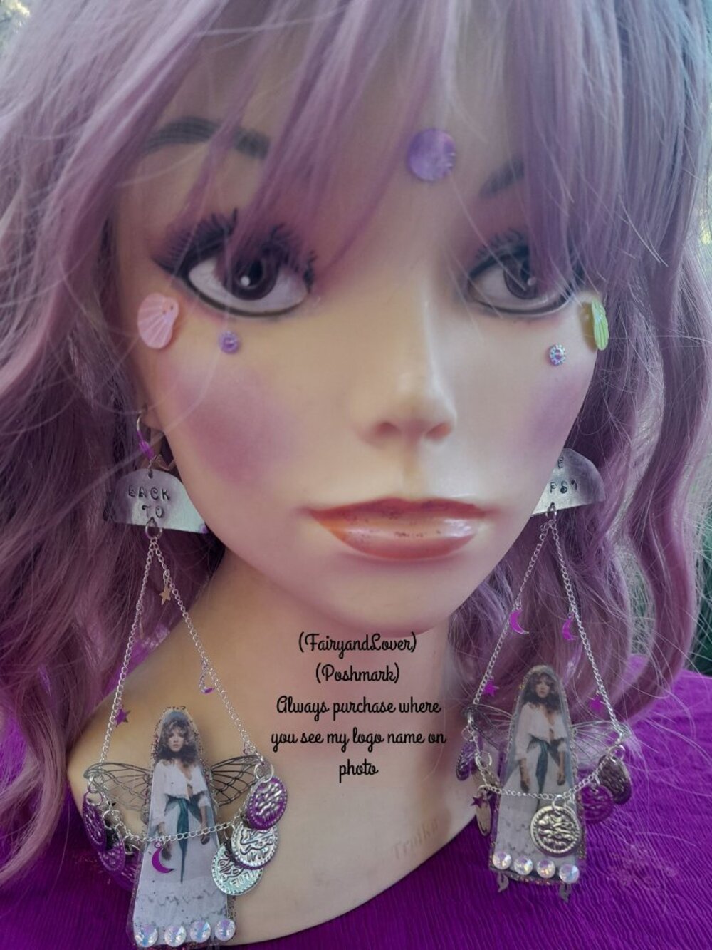 Fairy Stevie Nicks "You see your Gypsy"chandelier earrings,practical magic gift